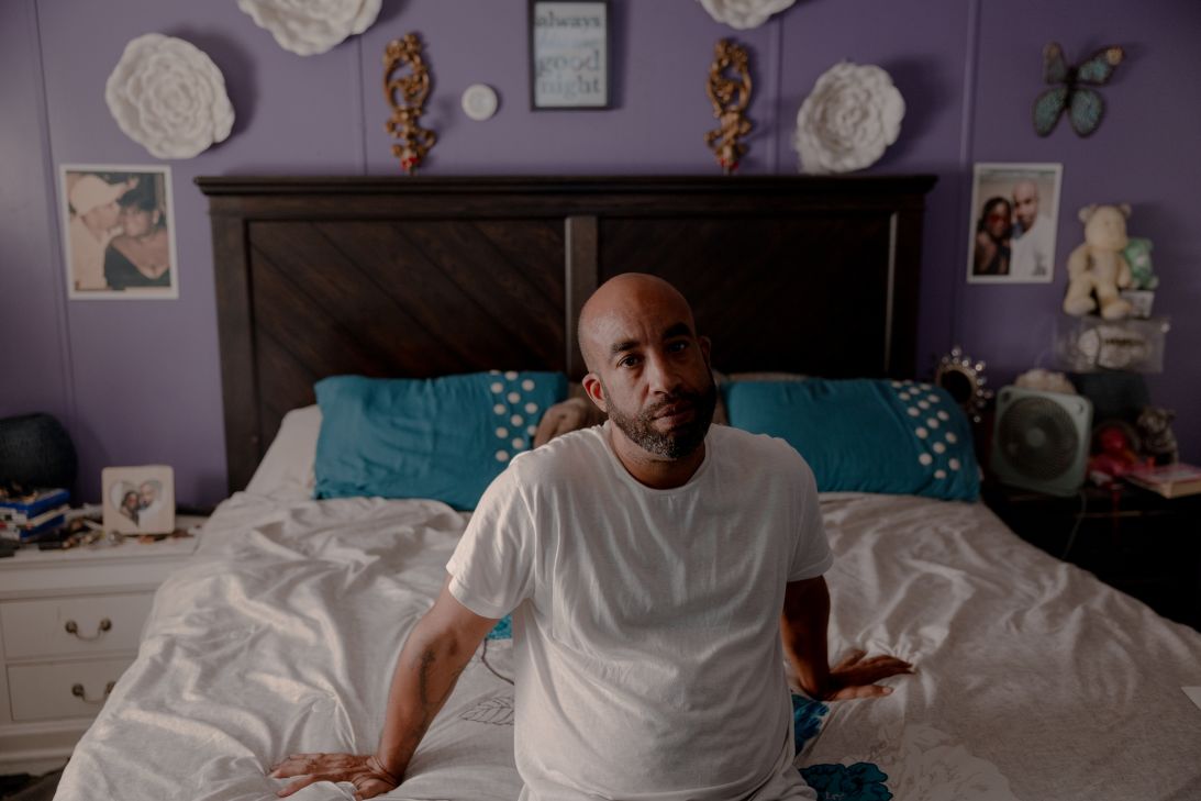 Carson in the bedroom he shared with Walker.