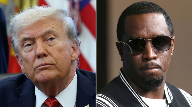 President Donald Trump and Sean ‘Diddy’ Combs.