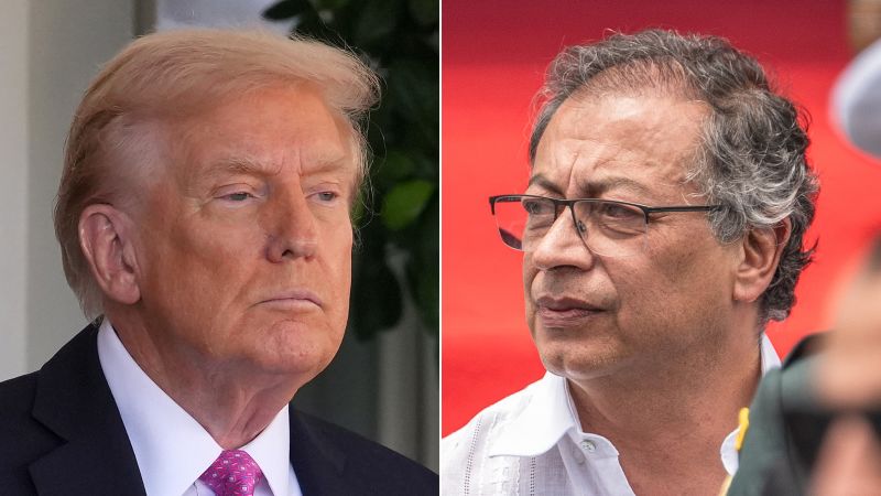 Trump escalates back-and-forth with Colombia’s president, announcing end of US payments to country | CNN Politics