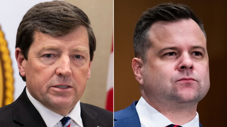 Ed Martin, left, and Bill Pulte