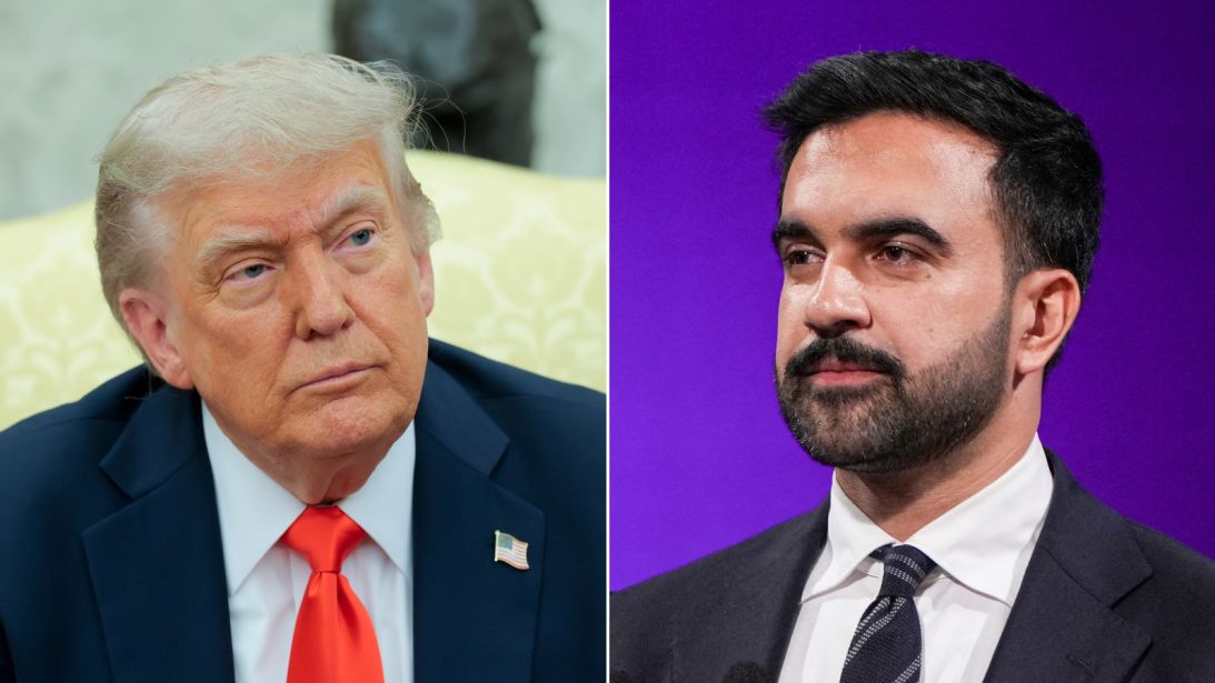 President Donald Trump and Zohran Mamdani