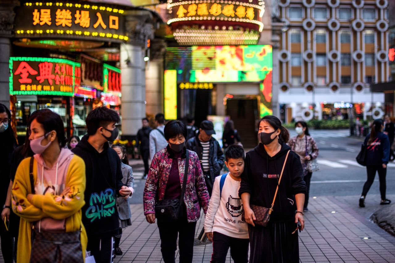 Casinos in Macao are open as usual. 