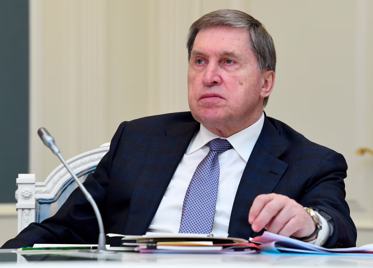 Russian presidential aide Yury Ushakov attends a meeting in Moscow, Russia, in 2020. 