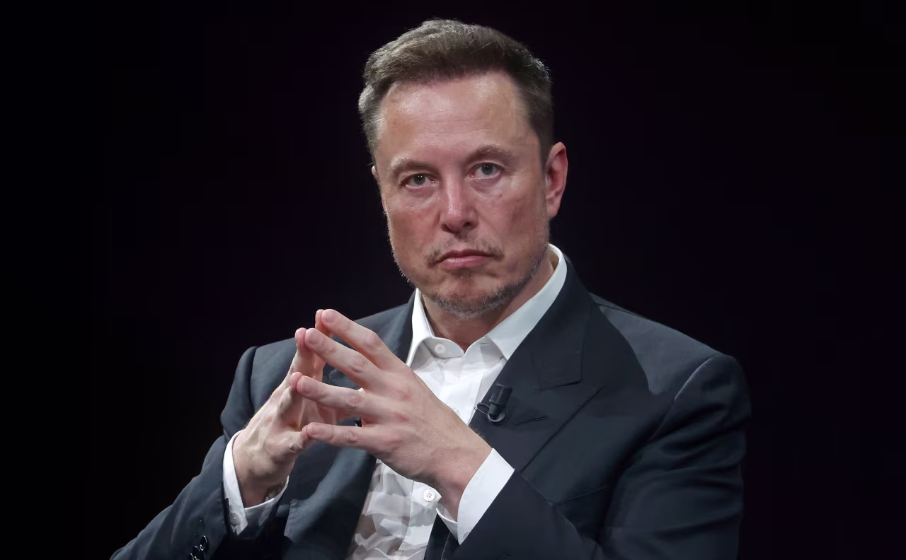 Elon Musk attends a conference in Paris in June 2023.