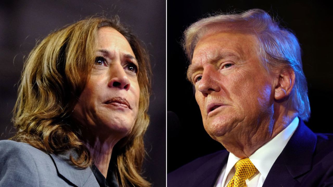 Vice President Kamala Harris and former President Donald Trump.