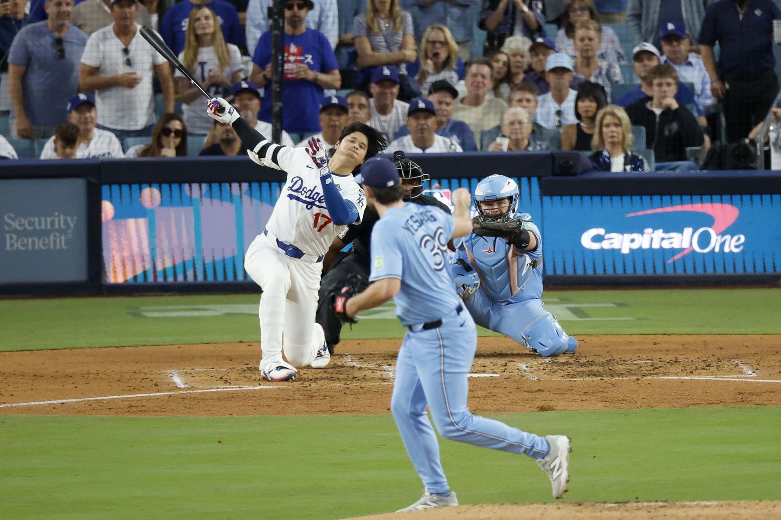 Los Angeles Dodgers star Shohei Ohtani is struck out by Toronto Blue Jays pitcher Trey Yesavage during Game 5 of the World Series on Wednesday, October 29. Yesavage, who has been in the majors for just a little over a month, <a href="index.php?page=&url=https%3A%2F%2Fwww.cnn.com%2F2025%2F10%2F29%2Fsport%2Fmlb-world-series-game-5-blue-jays-dodgers">struck out 12 batters</a>, breaking Don Newcombe’s rookie record for the most in a World Series start. The Blue Jays won 6-1 to take a 3-2 series lead.