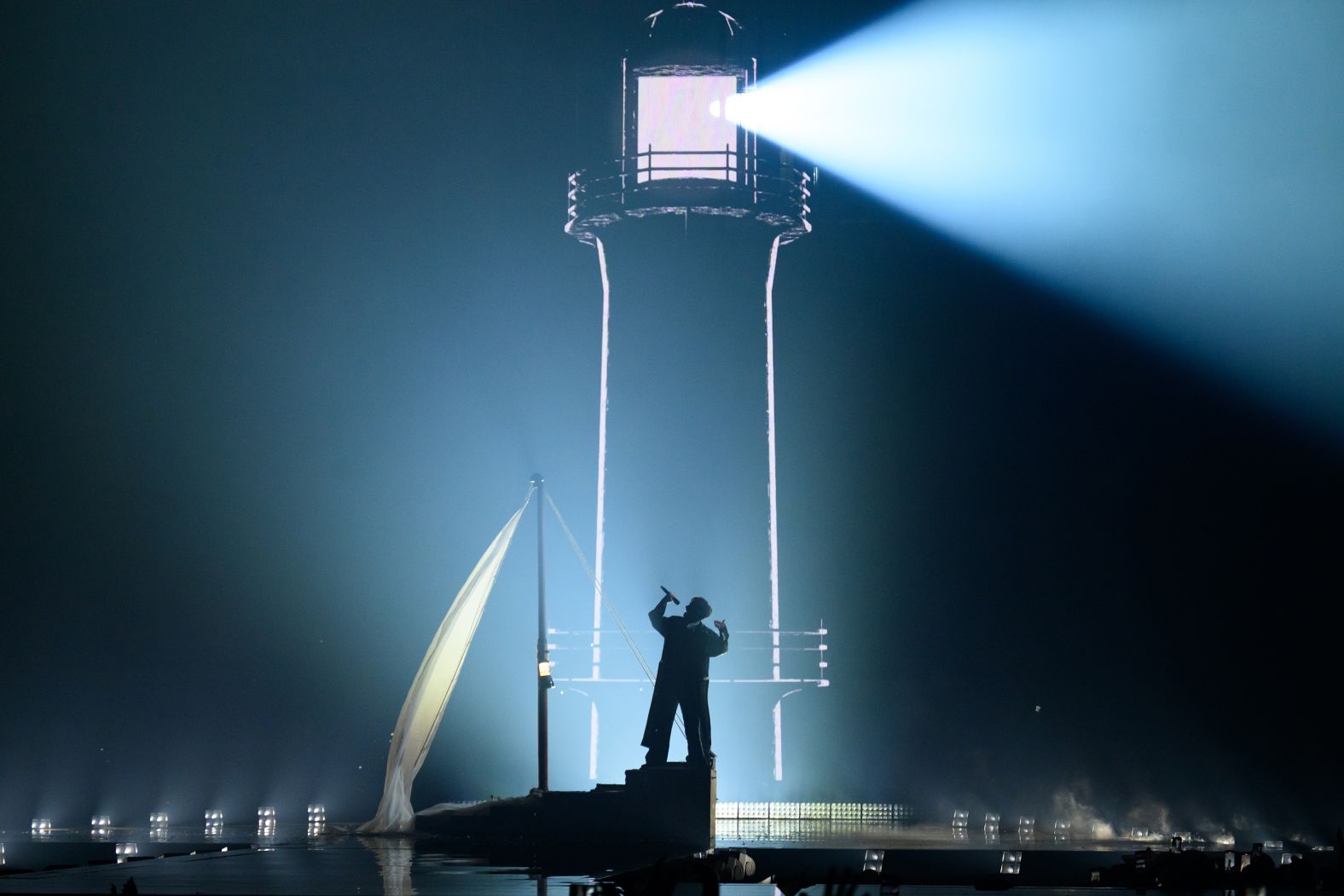 Singer JJ performs during the grand final of the <a href="https://www.cnn.com/2025/05/17/entertainment/eurovision-song-contest-winner-austria-jj-latam-intl">Eurovision Song Contest</a> on Saturday, May 17. Austria won for JJ’s pop anthem “Wasted Love.”