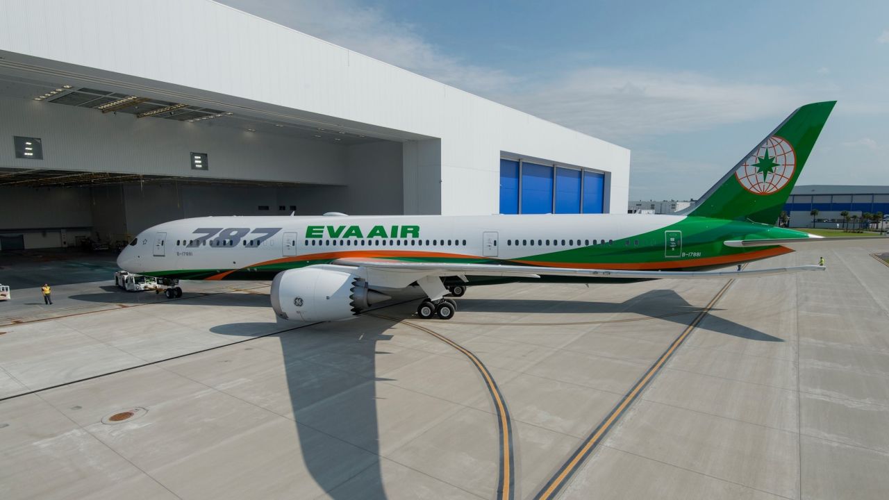 <strong>6. EVA Air:</strong> At number six on the list is Taiwanese carrier EVA Air.