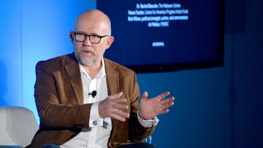 NEW YORK, NEW YORK - NOVEMBER 07:  Rick Wilson speaks on stage at the "2020 Vision: Political Roundtable" panel at the on November 07, 2019 in New York City. (Photo by Brad Barket/Getty Images for Fast Company)