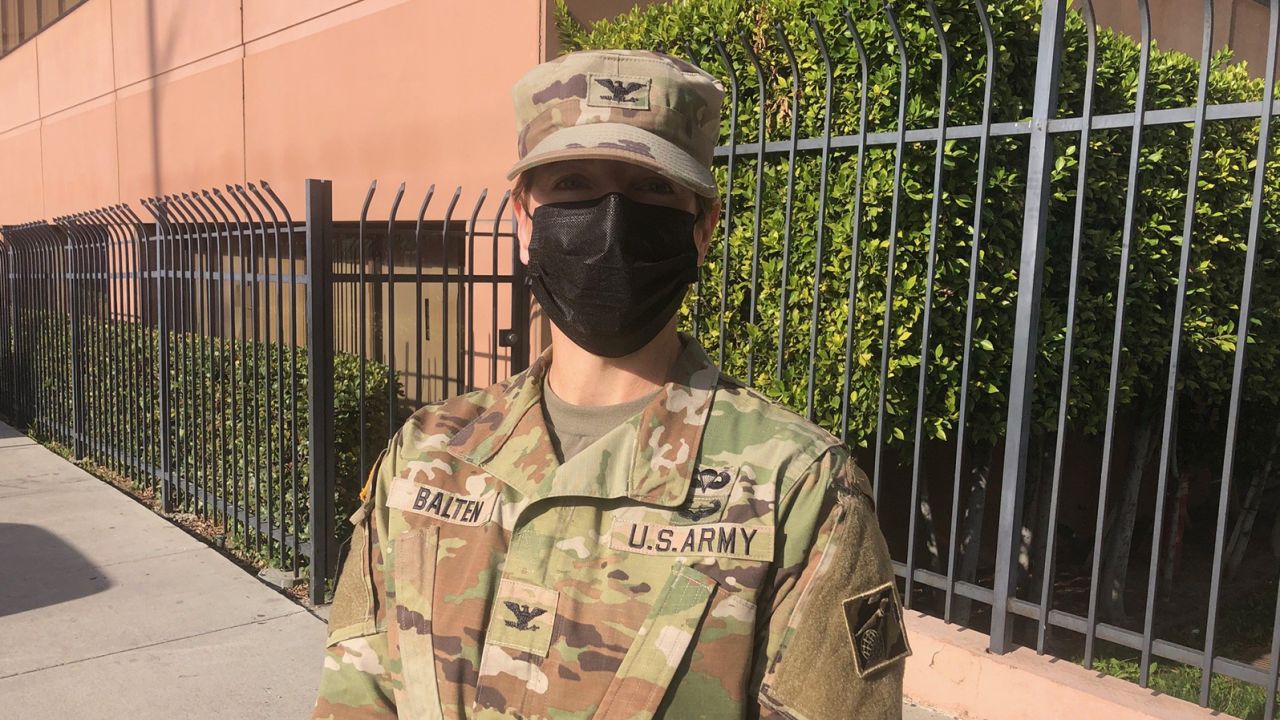 Col. Julie Balten says the Army Corps of Engineers is assessing seven Los Angeles-area hospitals for ways to better distribute the oxygen supply to Covid-19 patients.