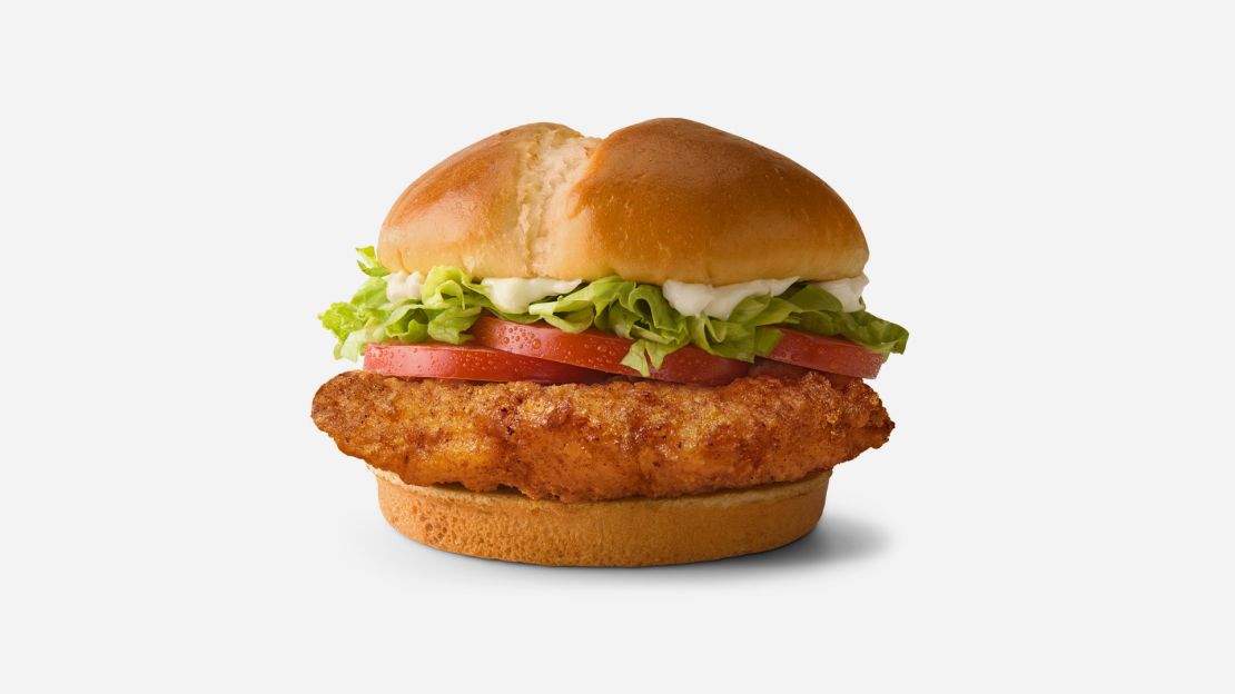 McDonald's new Deluxe Chicken Sandwich goes on sale next week. 
