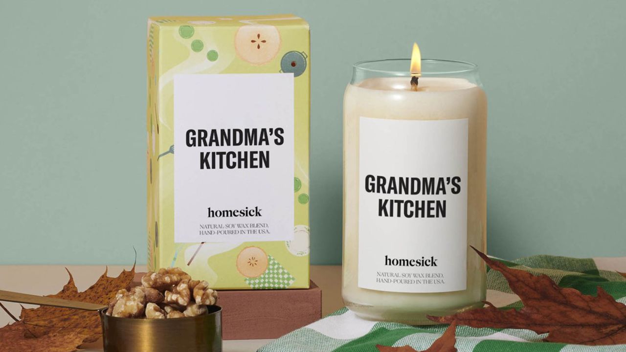 smile Homesick Grandma's Kitchen Candle