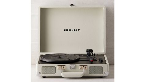 Crosley Dove Gray Cruiser Bluetooth Record Player