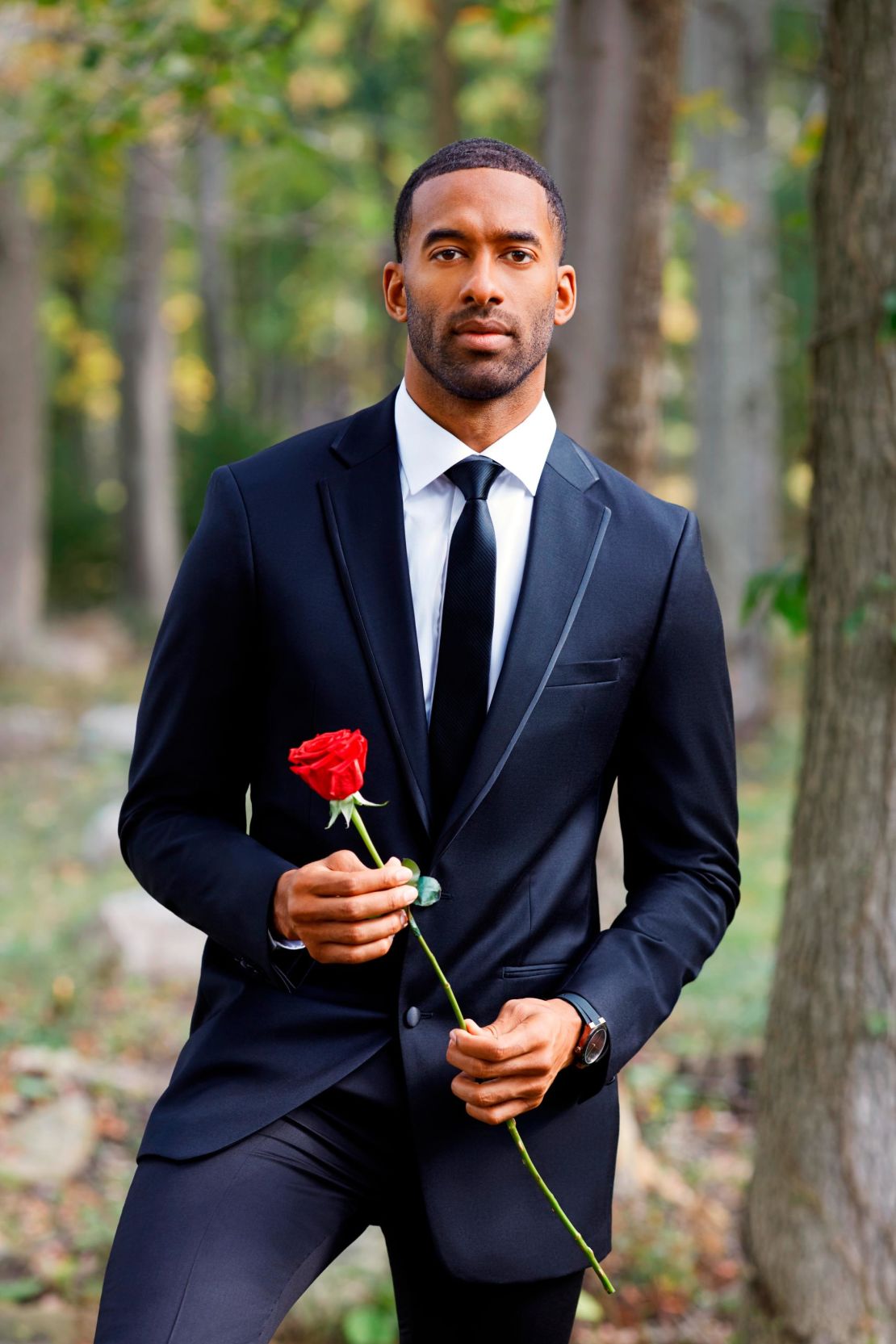 Matt James of New York City is the first Black lead of "The Bachelor."