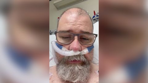 Chuck Stacey posted videos on social media from his hospital bed in Florida.