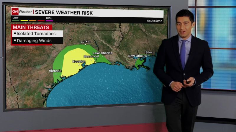 Severe weather threat for the Gulf Coast