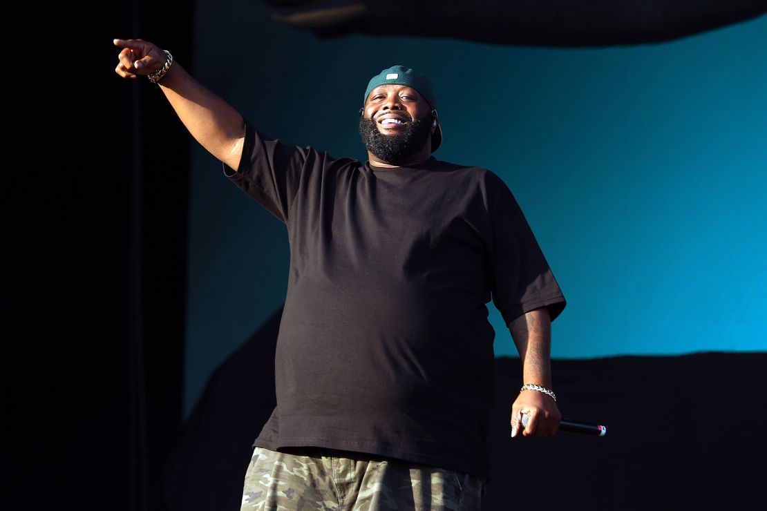 Killer Mike of Run the Jewels performs live on stage during the All Points East Festival at Victoria Park on May 31, 2019 in London, England. 