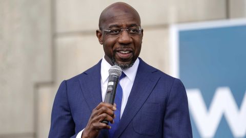 Rev. Raphael Warnock graduated from Morehouse College in 1991.