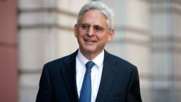 FILE - In this Nov. 17, 2017, file photo, former President Barack Obama's Supreme Court nominee Merrick Garland walks into Federal District Court in Washington. (AP Photo/Andrew Harnik, File)