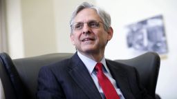 WASHINGTON, DC - MAY 10:  Supreme Court nominee Merrick Garland, chief judge of the D.C. Circuit Court, during a meeting with U.S. Sen. Brian Schatz (D-HI) May 10, 2016 on Capitol Hill in Washington, DC. Garland continued to place visits to Senate members after he was nominated by President Barack Obama to succeed the late Justice Antonin Scalia.  (Photo by Alex Wong/Getty Images)
