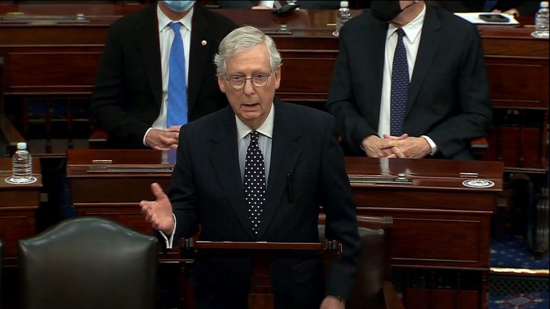 Mitch McConnell just went off on Donald Trump and the election deniers ...