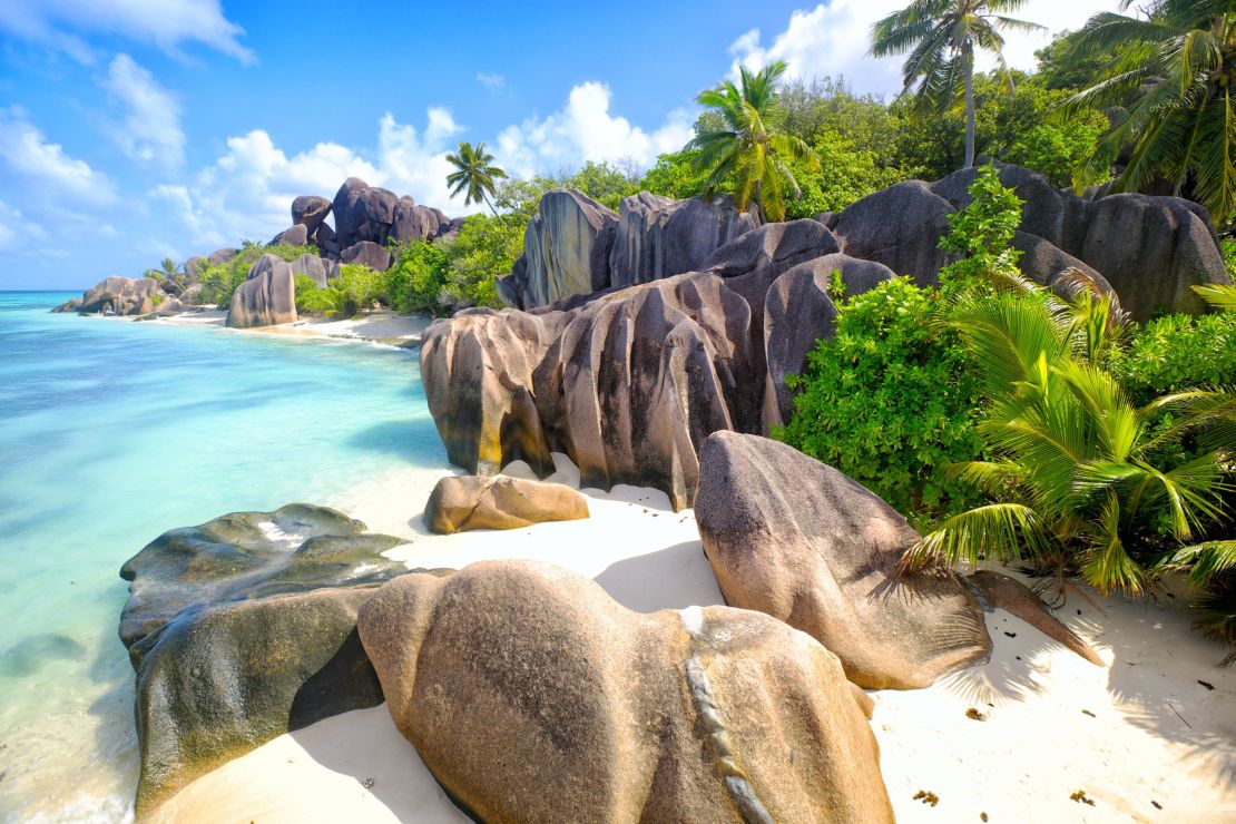 The islands of the Seychelles are a popular destination for weddings and honeymooners. 