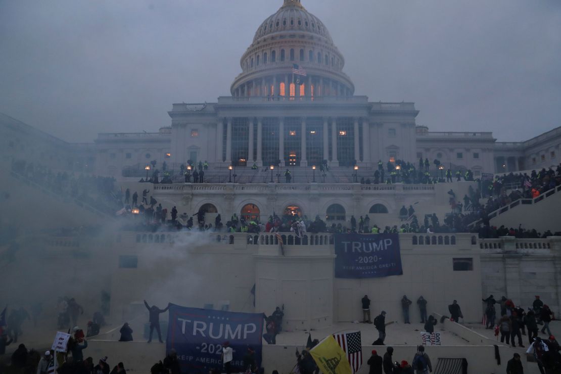 Rioters overwhelmed security at the Capitol on January 6.