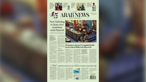 01 newspapers around the world react 0107 Arab News