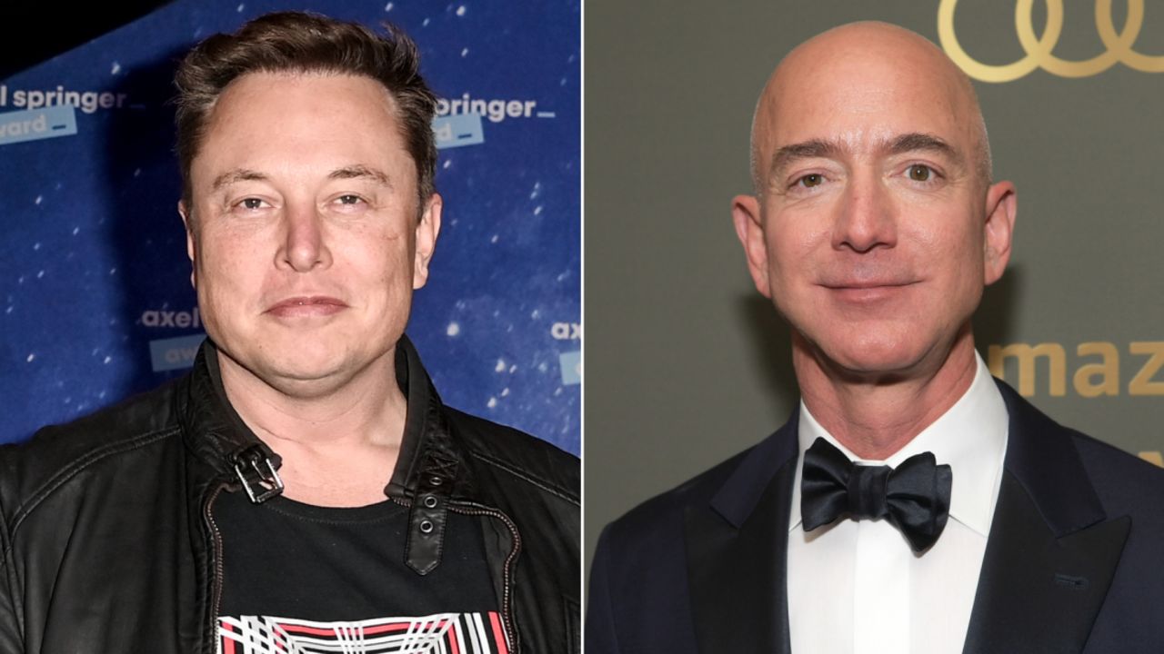 elon musk jeff bezos SPLIT