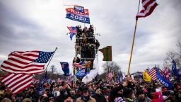 Pro-Trump supporters storm the U.S. Capitol following a rally with President Donald Trump on January 6, 2021 in Washington, DC. 