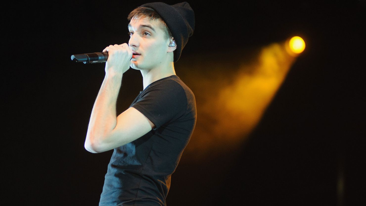 Tom Parker performs in 2013.