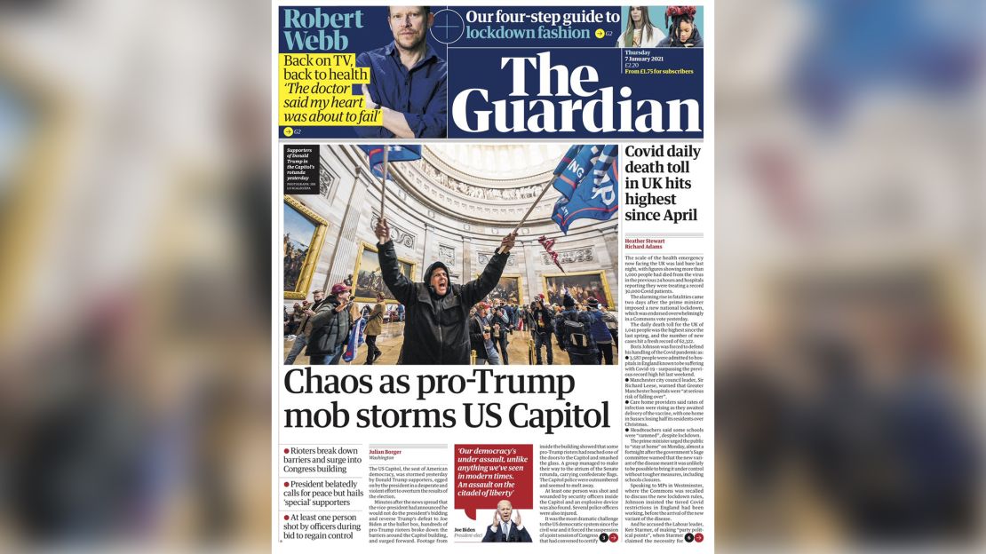10 newspapers around the world react The Guardian