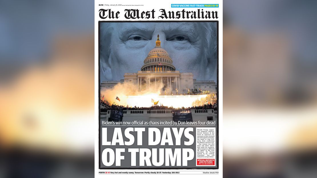 13 newspapers around the world react The West Australian