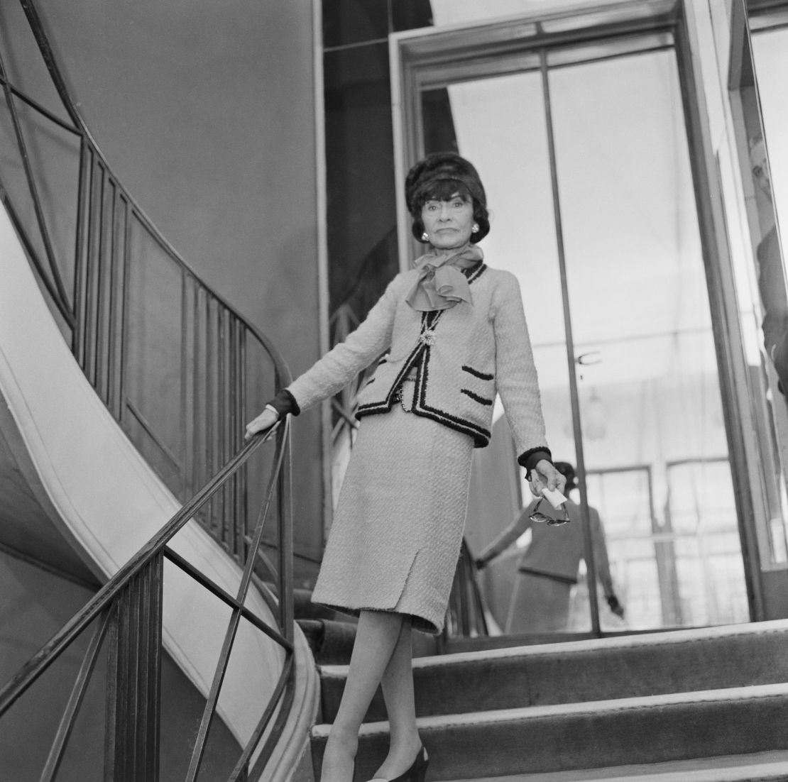 Coco Chanel in Paris, France in January 1963.