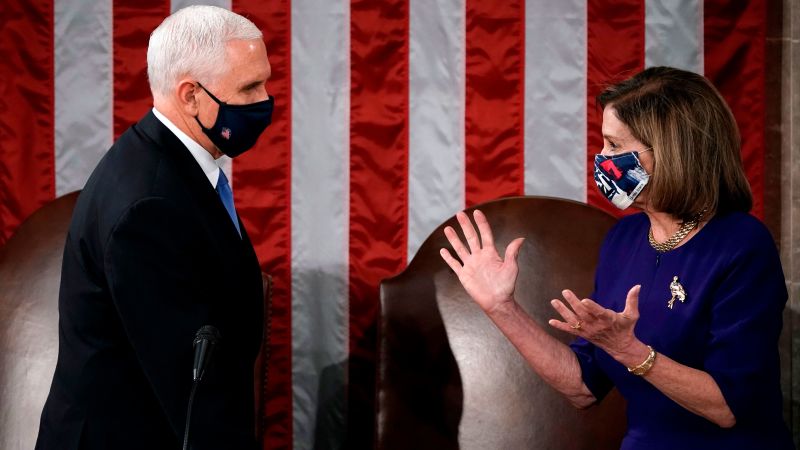 Nancy Pelosi did what Donald Trump failed to do on January 6