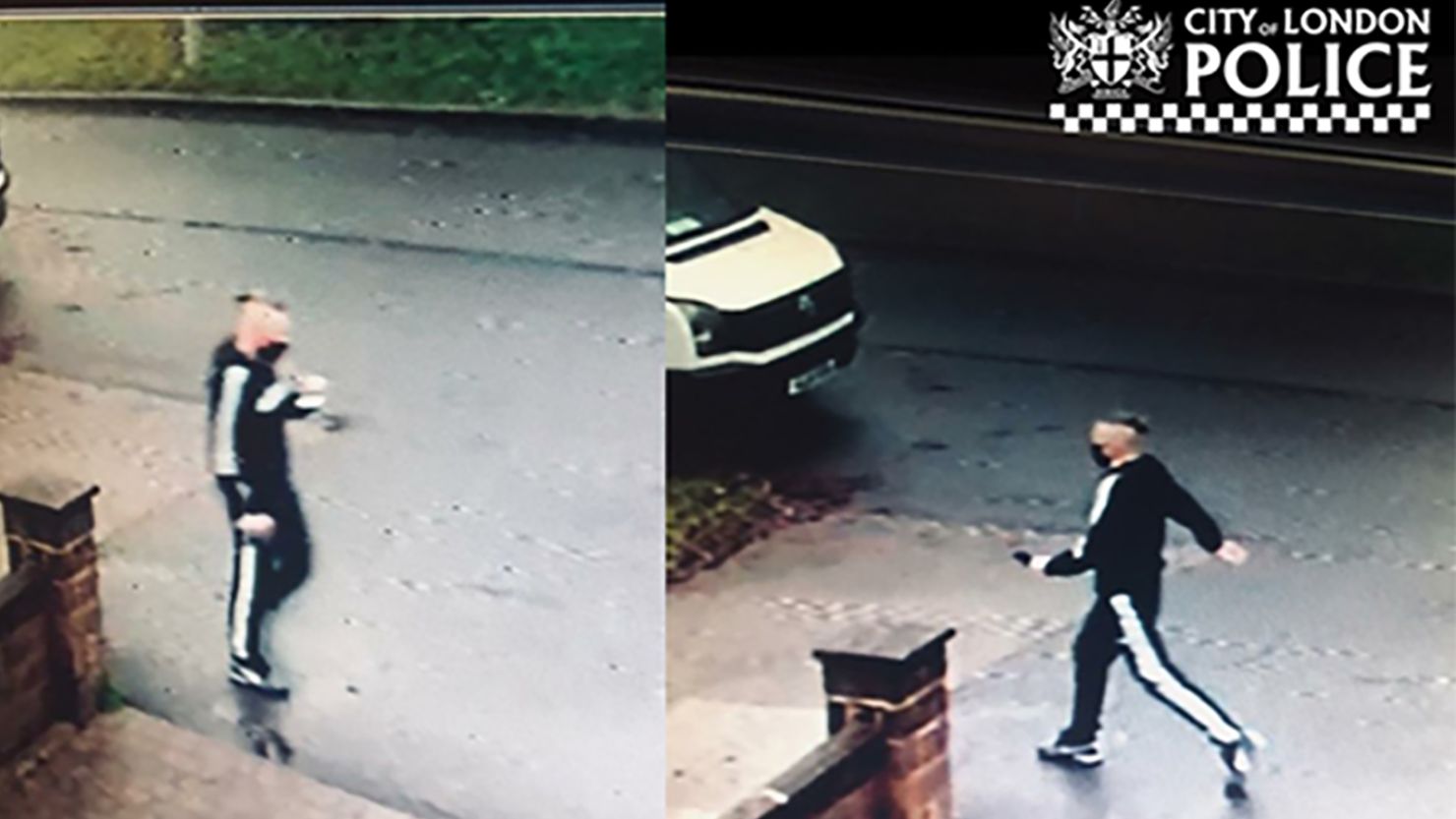 Police in London released these CCTV images in an appeal to the public.