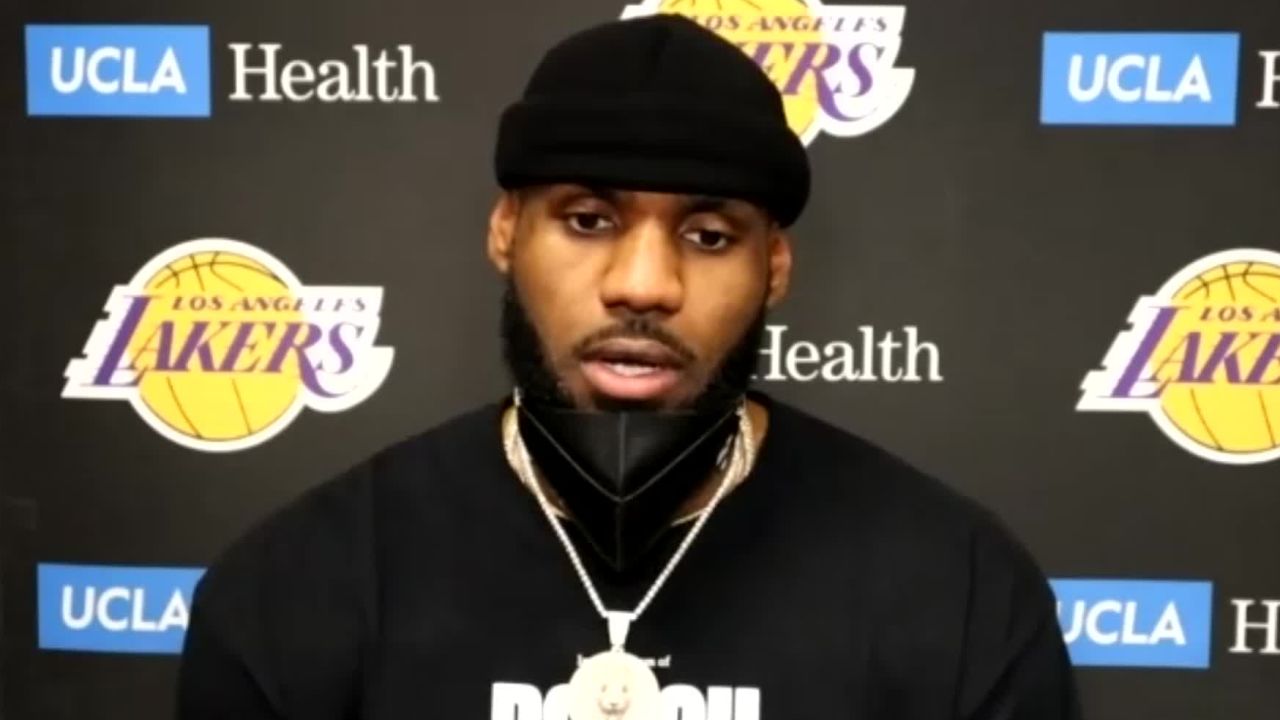 LeBron James speaks about the Capitol riots.