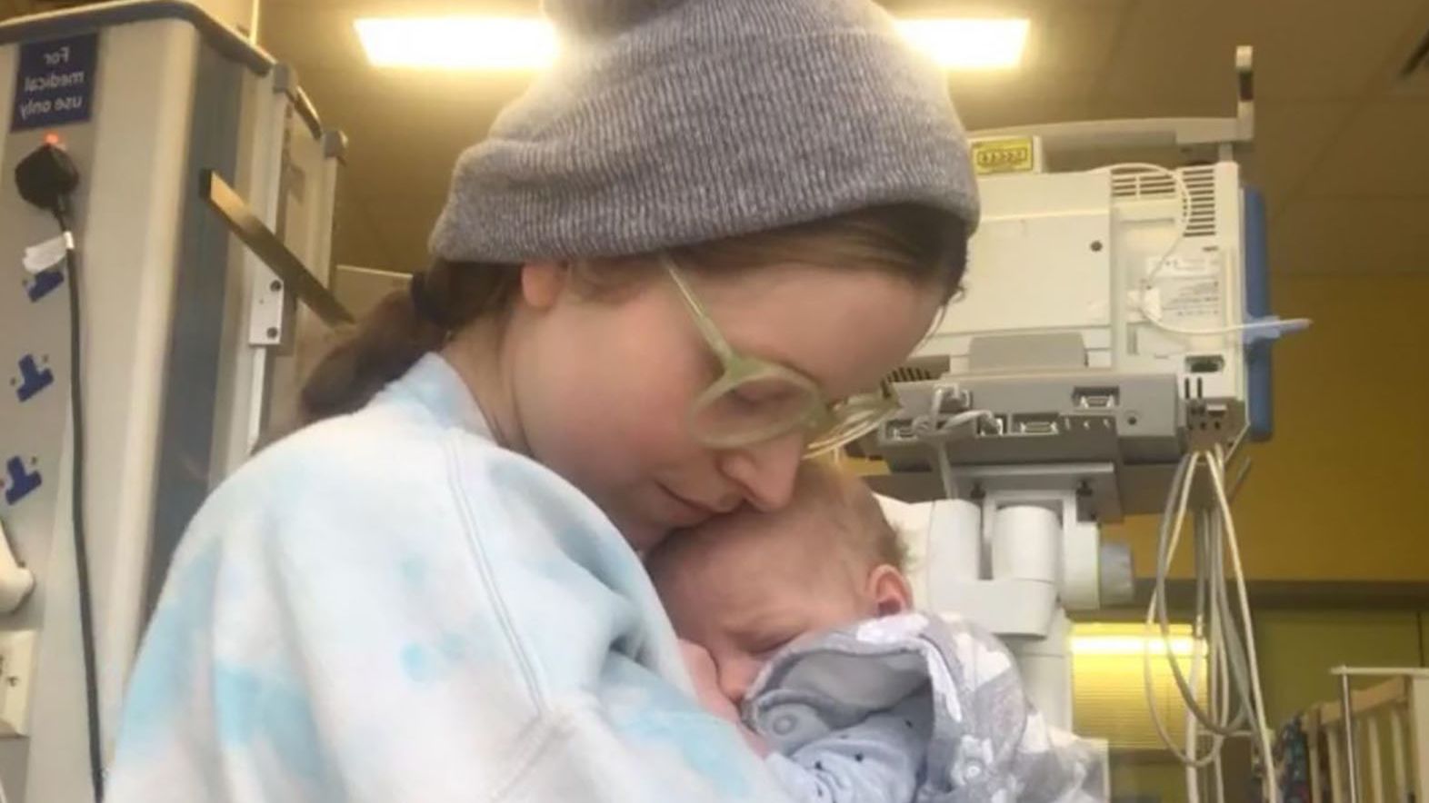 Jessie Cave told fans on Instagram that her baby was now home.