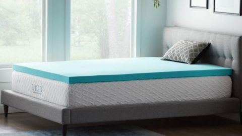 Lucid Comfort Collection 3-Inch Gel and Aloe-Infused Memory Foam Topper