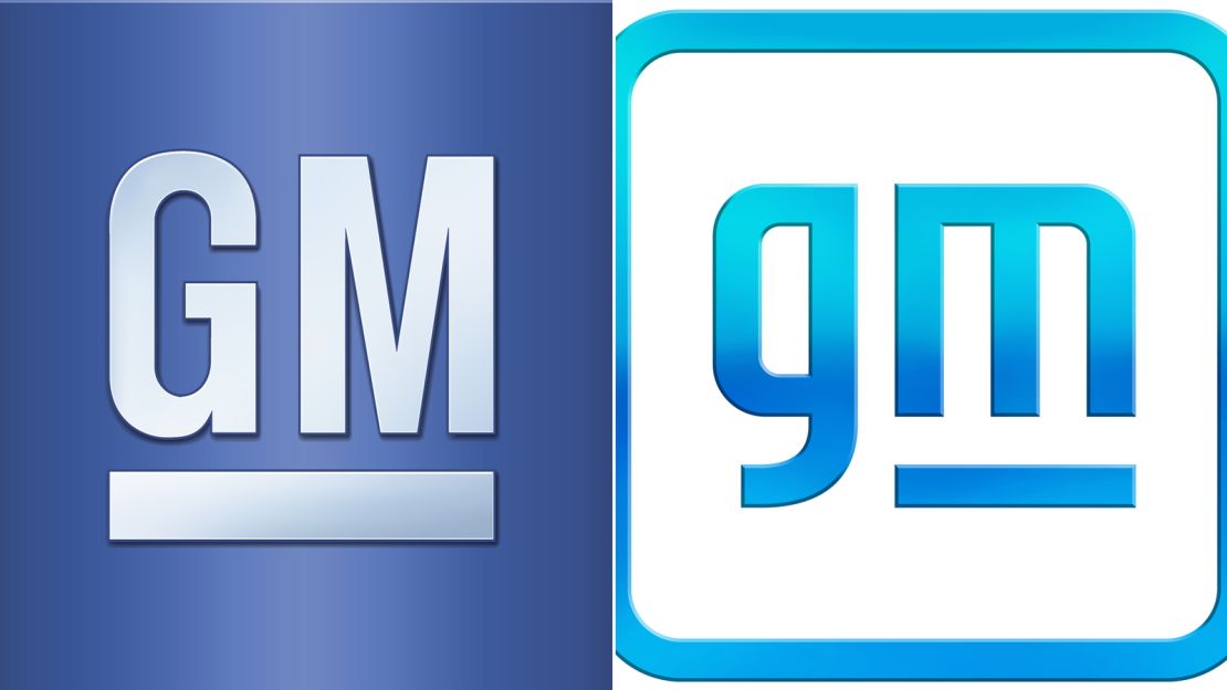 GM's logo had barely changed since 1964. The new logo is on the right.