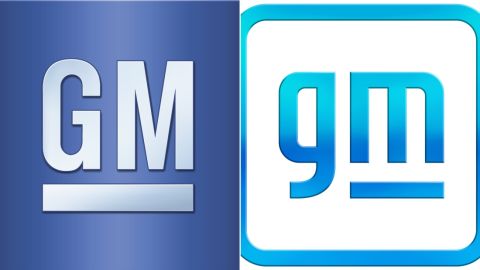 GM's logo had barely changed since 1964. The new logo is on the right.