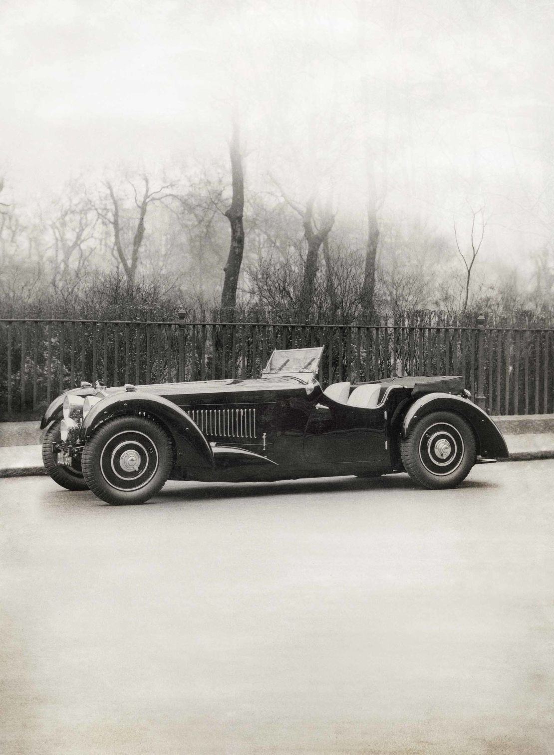 The Bugatti Type 57S, pictured here circa 1937, is estimated to fetch a price tag of up to $9.5 million at auction next month.