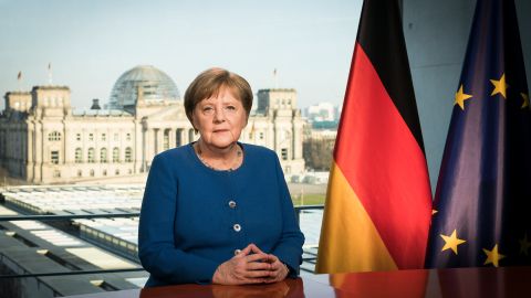 In a rare televised message, Merkel tells the German people that the coronavirus pandemic is the nation's gravest crisis since World War II.