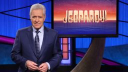 FILE - This image released by Jeopardy! shows Alex Trebek, host of the game show "Jeopardy!" Trebek's final week of episodes will air Monday, Jan. 4 through Friday, Jan. 8, 2021. All five episodes were taped in late October. (Jeopardy! via AP)