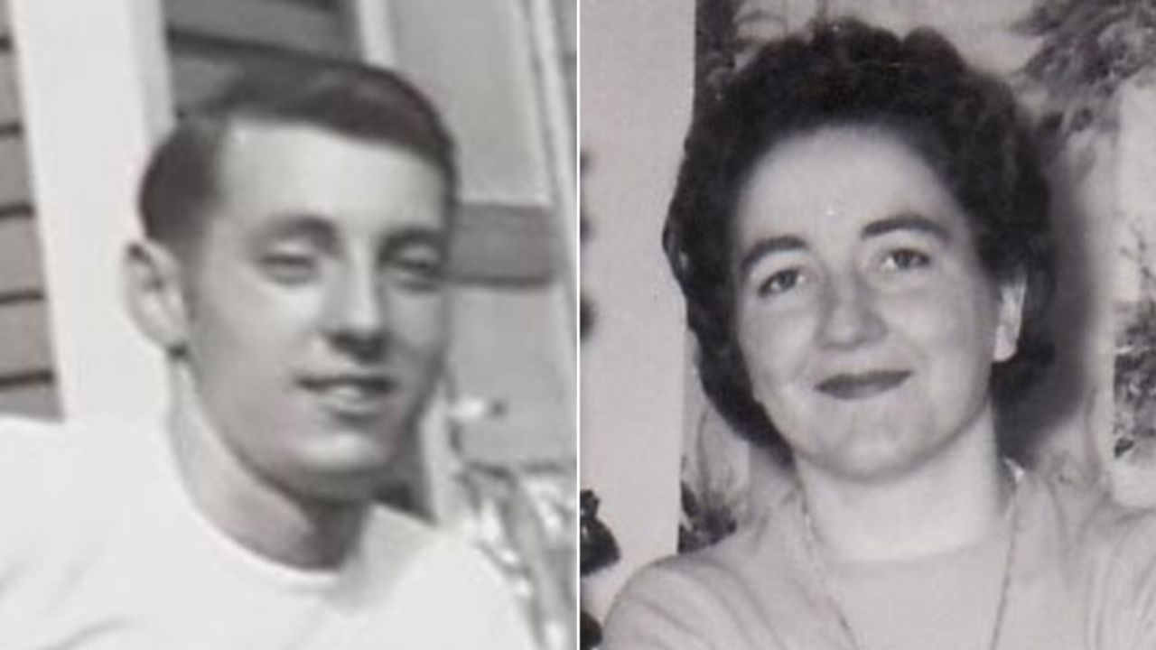 Fred Paul and Florence Harvey when they were younger.