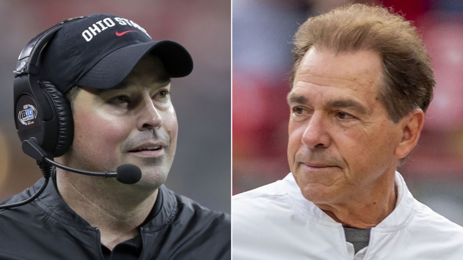 Head coaches Ryan Day and Nick Saban will face-off in the college football national championship. 