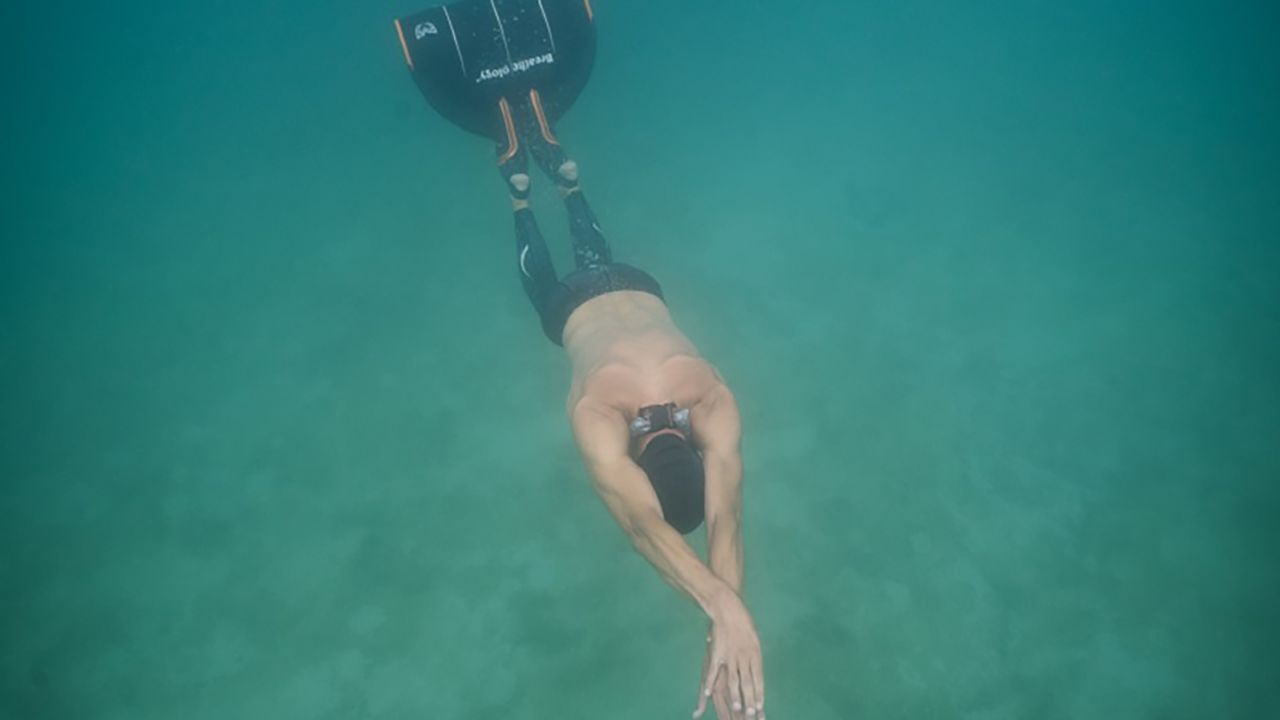Severinsen said he hoped his swim would remind people that Covid-19 was not a reason to stop looking after nature.