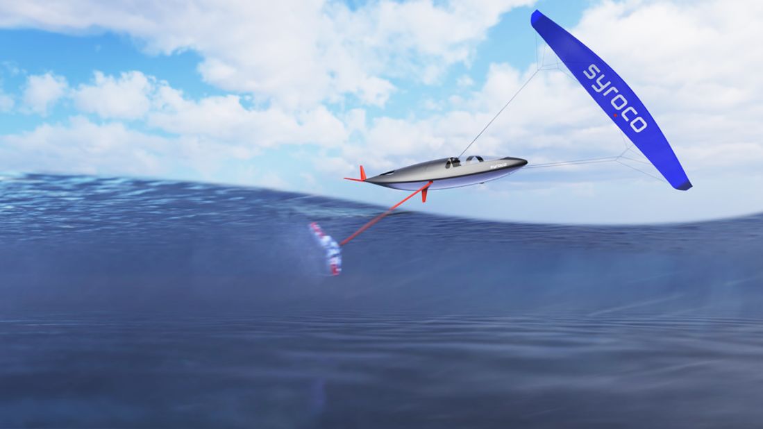 <strong>Syroco:</strong> Named after the Mediterranean sirocco wind, French startup Syroco is working on a wind-powered boat designed to break the 80 knots speed barrier (around 150 kph).  