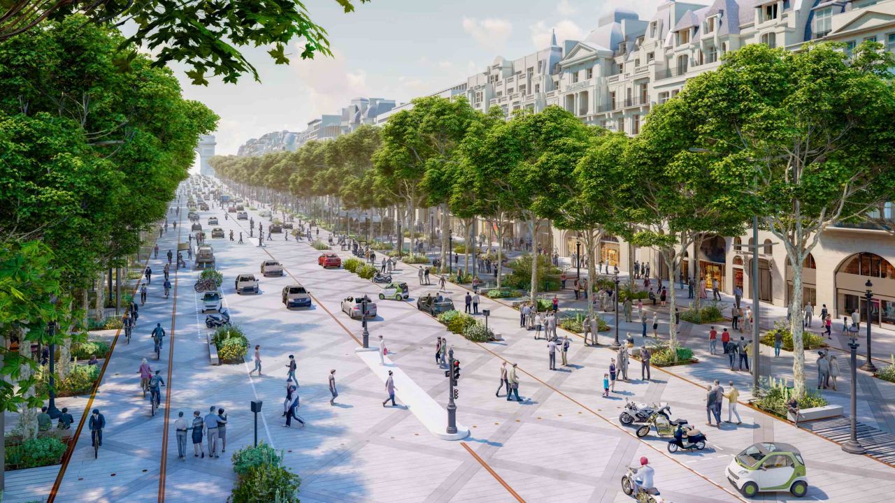 The avenue will become greener and more pedestrian-friendly.