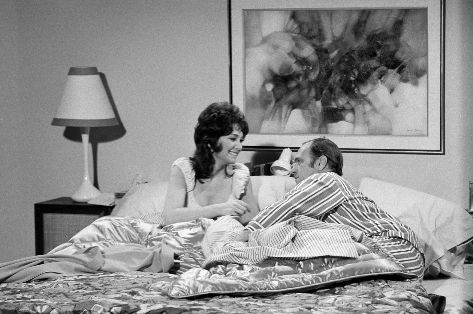 Suzanne Pleshette played Newhart's wife, Emily, in "The Bob Newhart Show."